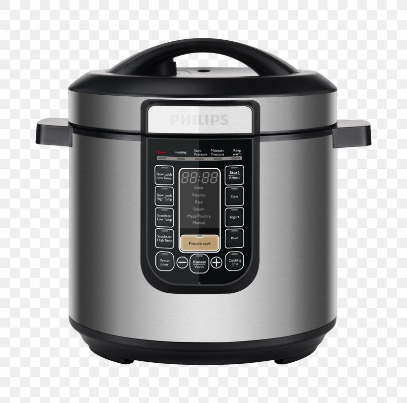 Slow Cookers Pressure Cooking Philips Viva Collection HD2137 Philips Viva Collection All-in-One Cooker, PNG, 2400x2377px, Slow Cookers, Brand, Cooker, Cooking, Cooking Ranges Download Free
