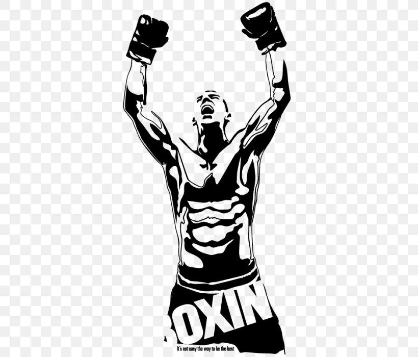 Boxing Wall Decal Sticker Sport, PNG, 700x700px, Boxing, Arm, Black And White, Boxing Glove, Decal Download Free