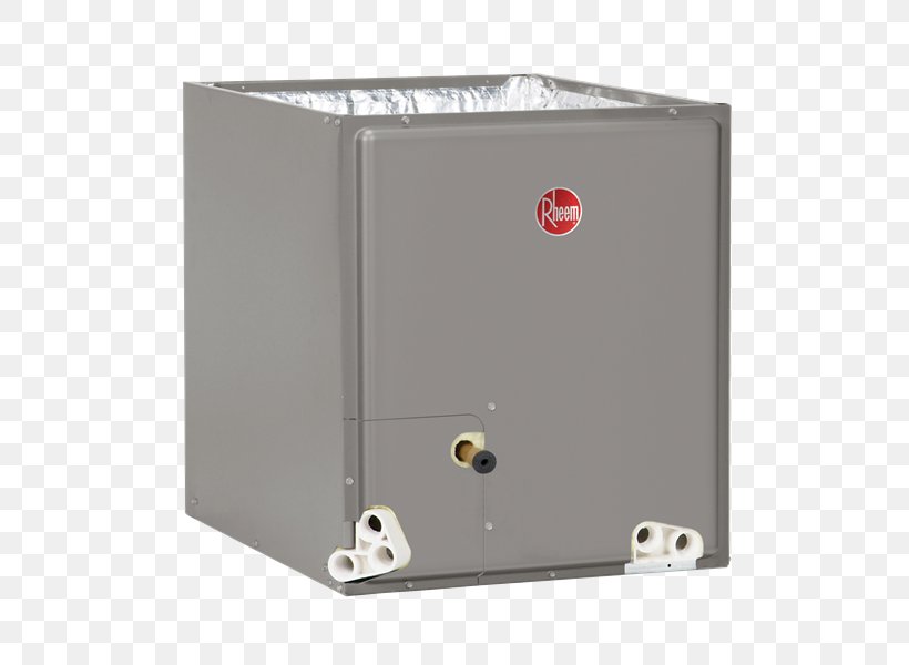 Rheem Manufacturing Furnace Air Conditioning Evaporator, PNG, 600x600px, Furnace, Air Conditioning, Air Handler, Coil, Condenser Download Free