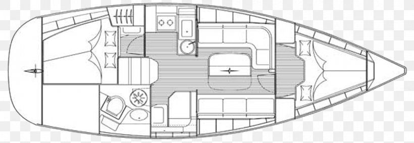 Bavaria Yachtbau Bavaria Cruiser 33 Cherbourg-Octeville Ship Cabin, PNG, 1200x415px, Bavaria Yachtbau, Air Charter, Area, Black And White, Boat Download Free