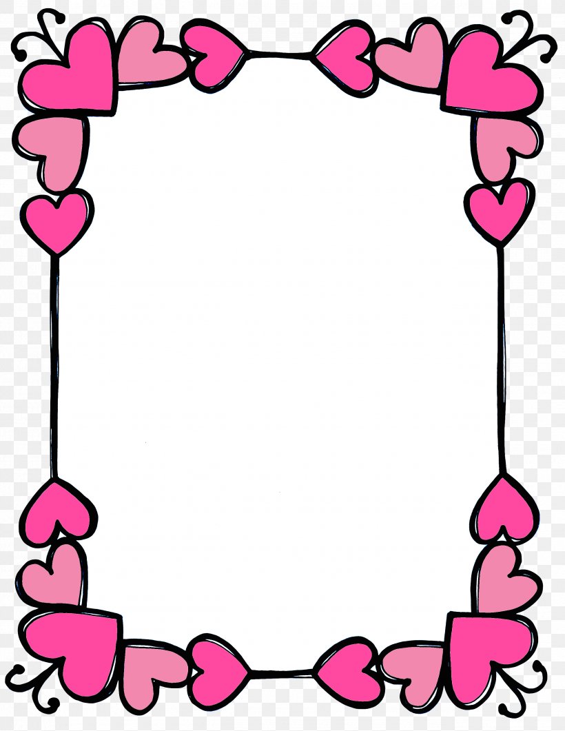 Clip Art Borders And Frames Image Marco's Pizza Photography, PNG, 2550x3300px, Borders And Frames, Drawing, Education, Heart, Magenta Download Free