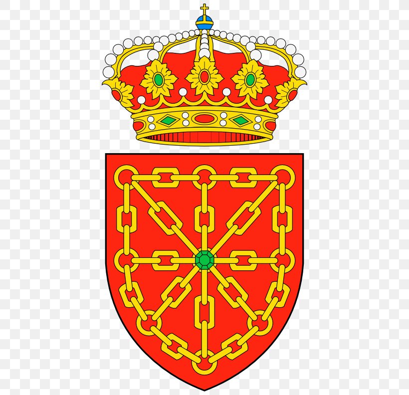 Coat Of Arms Of Navarre Coat Of Arms Of Spain Escutcheon Heraldry, PNG, 420x792px, Navarre, Area, Cadena, Castell, Coat Of Arms Of Navarre Download Free