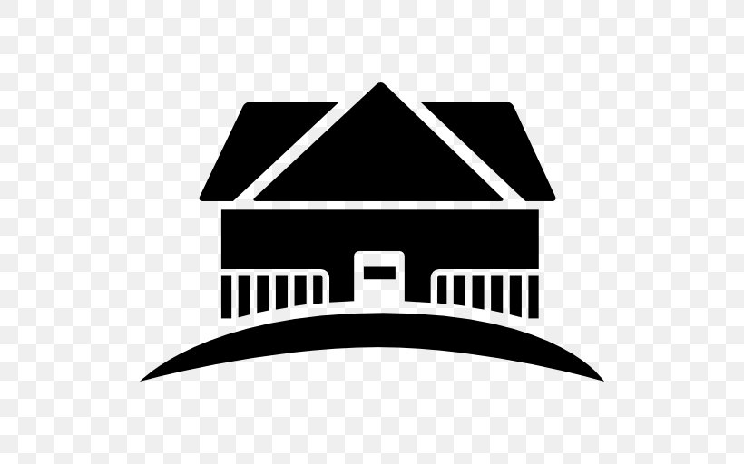 Villa Building House Clip Art, PNG, 512x512px, Villa, Black, Black And White, Brand, Building Download Free