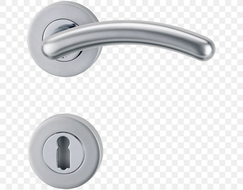 Door Handle GRIFFWERK Rosettengarnitur GABRIELLA Schraubrosette Chrom/Perla Silbermatt-wc Metal Screw Chromium, PNG, 641x641px, Door Handle, Assembly, Bathtub Accessory, Chromium, Door Download Free