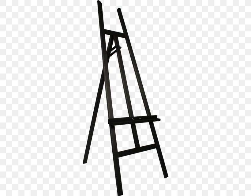 Easel Canvas Painting Artist Illustration, PNG, 640x640px, Easel, Art, Artist, Black And White, Canvas Download Free