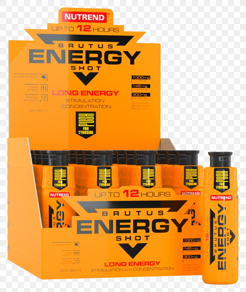 Energy Shot Isostar Nutrend D.S. Nutrition Caffeine, PNG, 1685x2000px, Energy Shot, Brand, Brutus, Caffeine, Drink Download Free