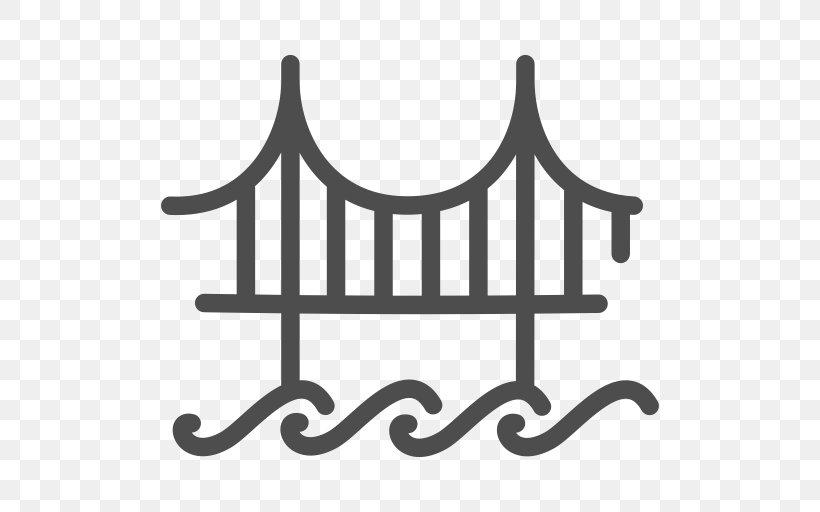 Golden Gate Bridge Clip Art, PNG, 512x512px, Golden Gate Bridge, Black And White, Brand, Bridge, Data Download Free