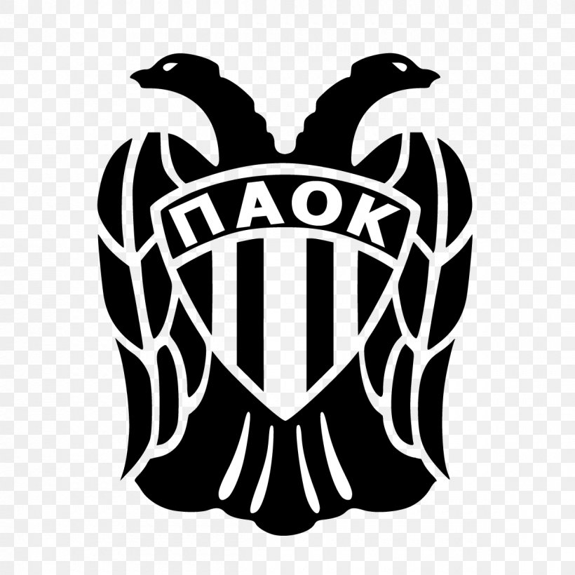 PAOK FC Aris Thessaloniki F.C. Asteras Tripoli F.C. Panathinaikos F.C., PNG, 1200x1200px, Paok Fc, Aris Thessaloniki Fc, Asteras Tripoli Fc, Bird, Black Download Free