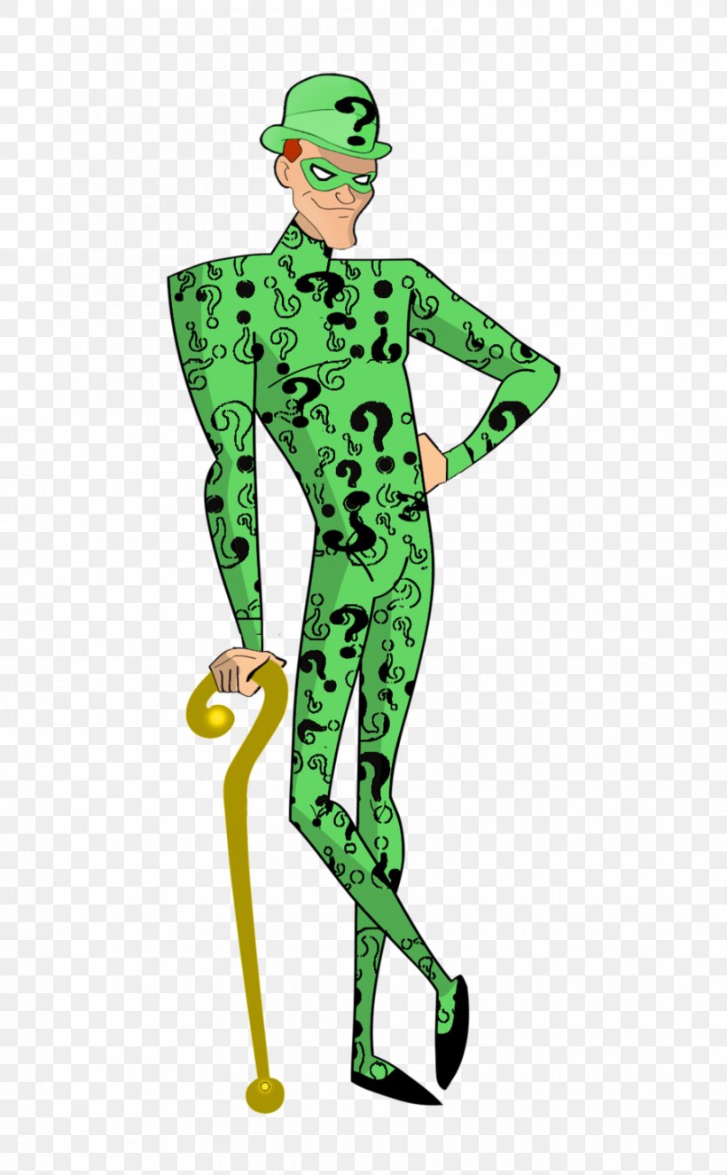 Riddler Batman Two-Face Cartoon Comics, PNG, 900x1455px, Riddler, Amphibian, Animated Series, Animation, Batman Download Free