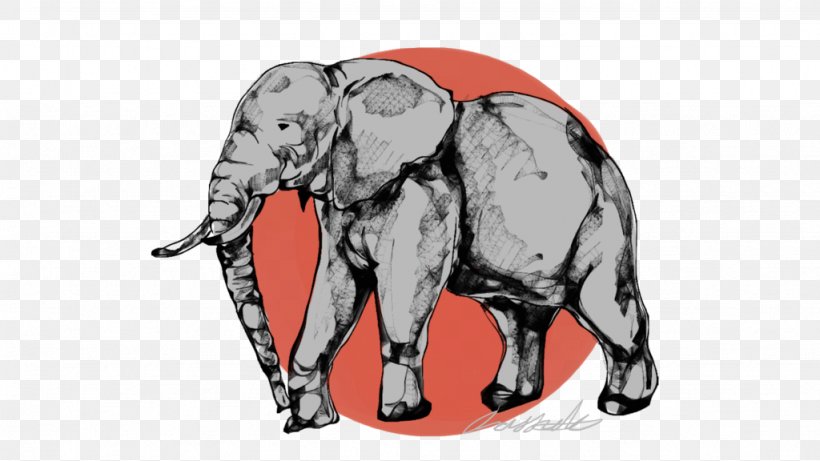 Indian Elephant African Elephant Cattle Horse Mammal, PNG, 1024x576px, Indian Elephant, African Elephant, Animated Cartoon, Cartoon, Cattle Download Free