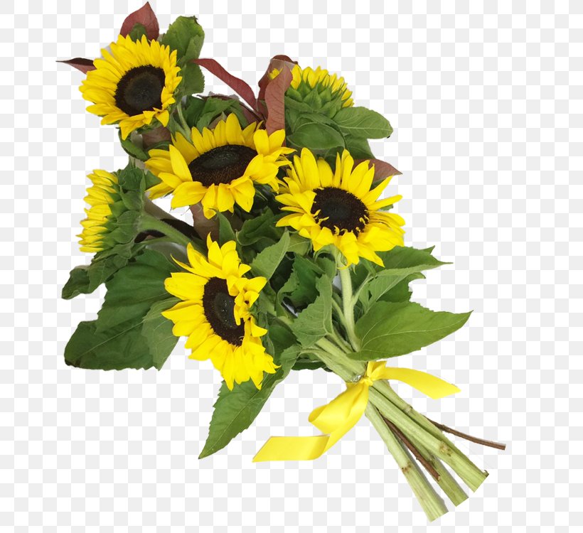 Common Sunflower Flower Bouquet Cut Flowers Floral Design, PNG, 750x750px, Common Sunflower, Annual Plant, Artificial Flower, Blackeyed Susan, Bouquet Download Free