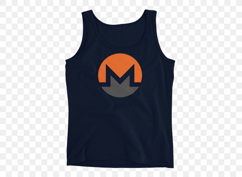 T-shirt Monero Gilets Clothing Litecoin, PNG, 600x600px, Tshirt, Active Shirt, Active Tank, Bitcoin, Black Download Free