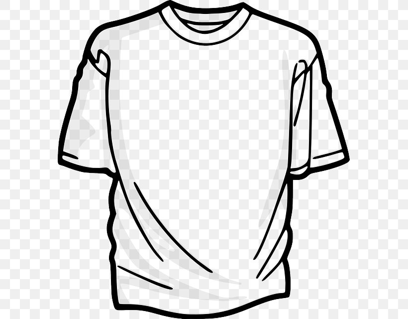 T-shirt Polo Shirt Clip Art, PNG, 587x640px, Tshirt, Area, Black, Black And White, Clothing Download Free