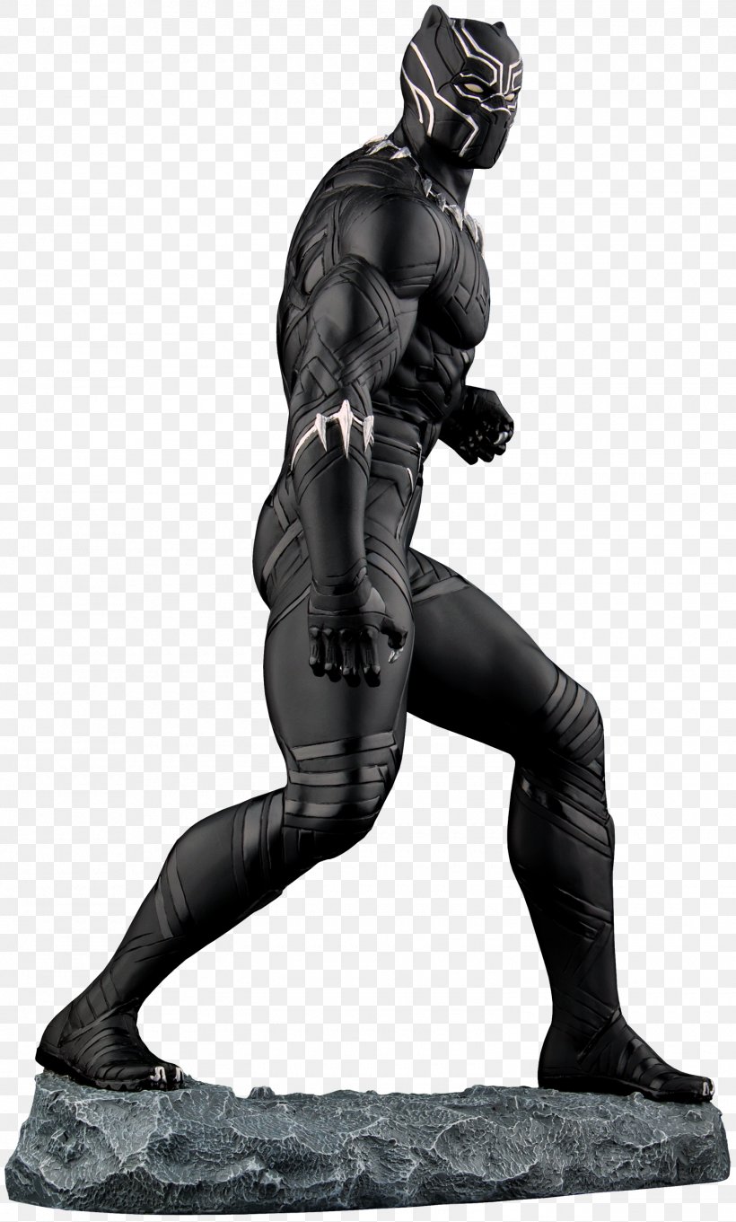 Black Panther Statue Sculpture Figurine, PNG, 1500x2490px, Black Panther, Action Figure, Black And White, Bronze Sculpture, Captain America Civil War Download Free