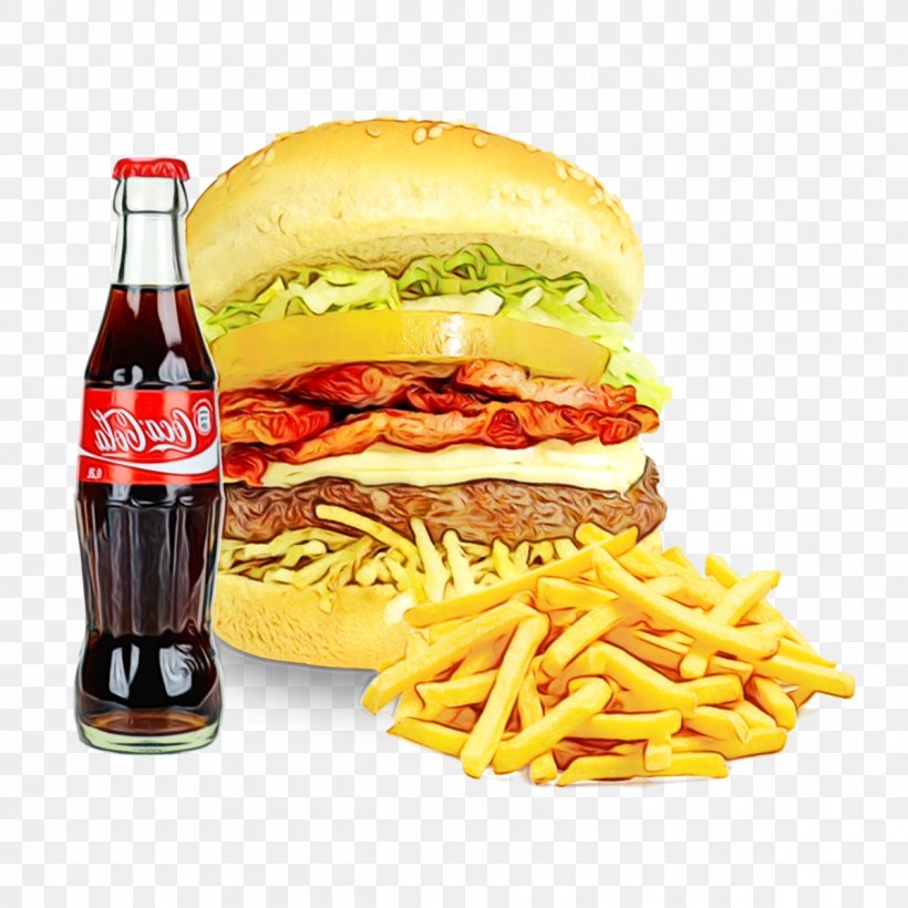 Junk Food Cartoon, PNG, 1200x1200px, French Fries, American Cheese, American Food, Bacon Sandwich, Baconator Download Free