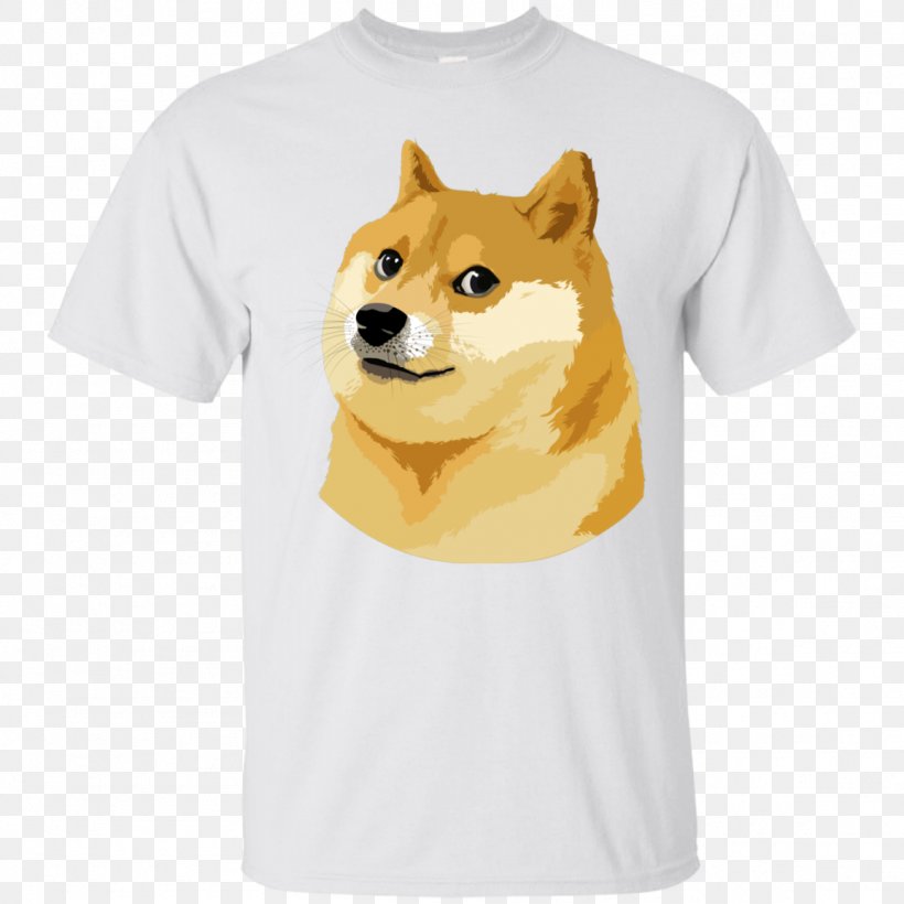 T-shirt Shiba Inu Dogecoin Sleeve, PNG, 1155x1155px, Watercolor, Cartoon, Flower, Frame, Heart Download Free