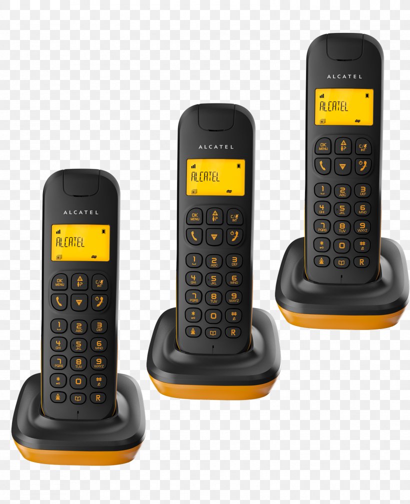 Alcatel Mobile Digital Enhanced Cordless Telecommunications Cordless Telephone Alcatel D135 Duo Black Dect Id Calls. Orange, PNG, 1602x1970px, Alcatel Mobile, Caller Id, Communication, Communication Device, Cordless Telephone Download Free