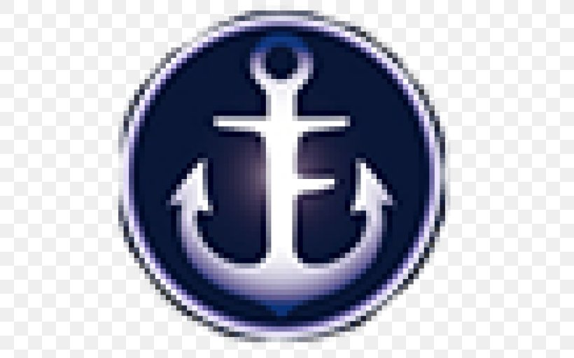 Emblem Cobalt Blue Logo Nucleus Software Exports, PNG, 512x512px, Emblem, Anchor, Bead, Blue, Brand Download Free