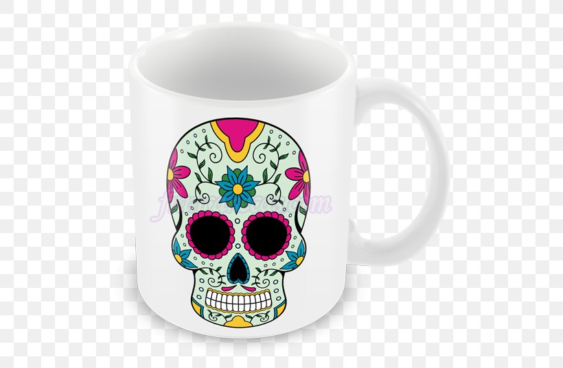 Calavera Mexico Day Of The Dead Drawing, PNG, 537x537px, Calavera, Bone, Coffee Cup, Cup, Day Of The Dead Download Free