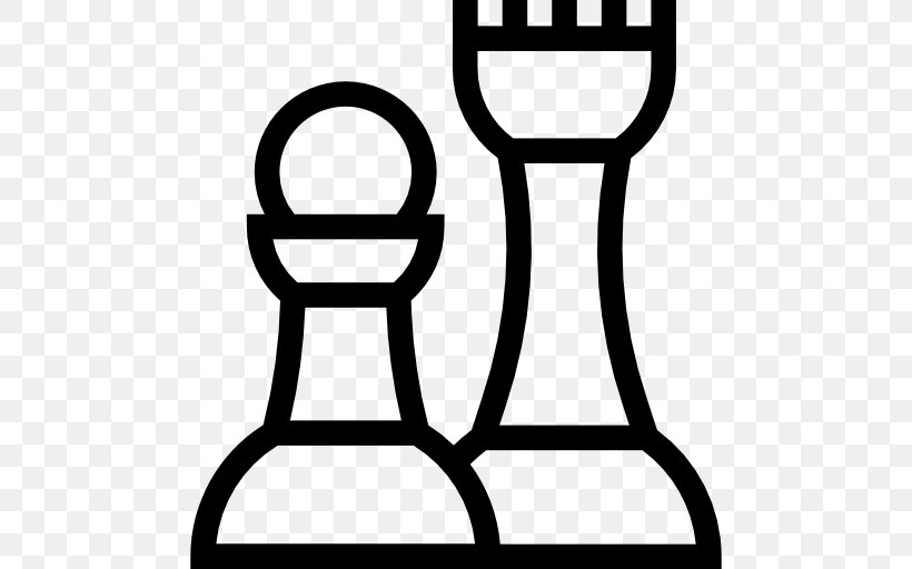 Chess Piece Pawn Knight Rook, PNG, 512x512px, Chess, Bishop, Black And White, Board Game, Chess Piece Download Free