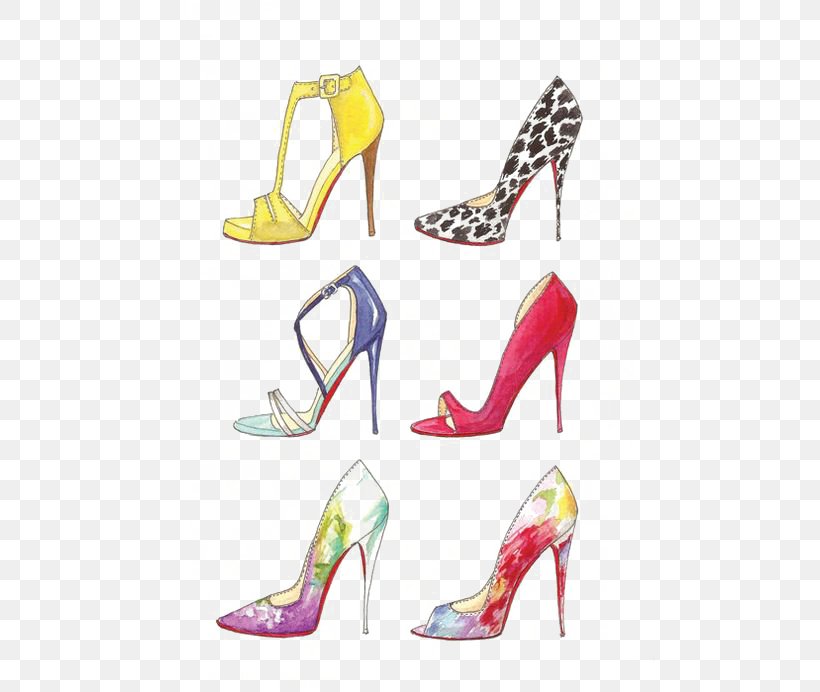 Drawing Shoe Fashion Illustration High-heeled Footwear, PNG, 564x692px, Drawing, Art, Basic Pump, Christian Louboutin, Designer Download Free