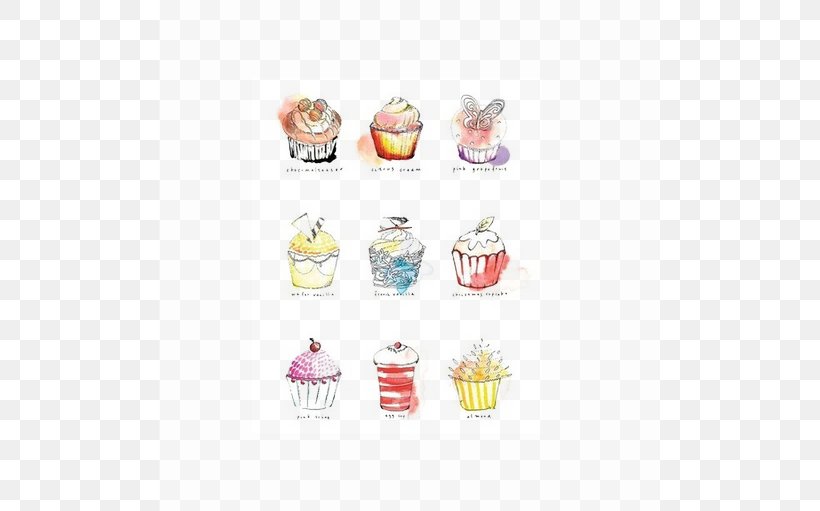 Cupcake Muffin Icing Madeleine Drawing, PNG, 501x511px, Cupcake, Cake, Chocolate, Dessert, Dish Download Free