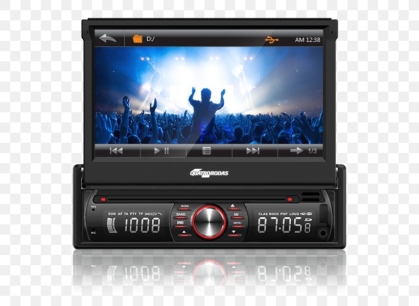 Vehicle Audio Car DVD GPS Navigation Systems Bluetooth, PNG, 600x600px, Vehicle Audio, Audio Receiver, Bluetooth, Car, Display Device Download Free