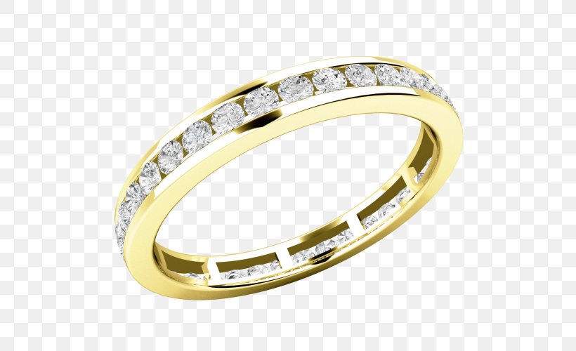 Wedding Ring Eternity Ring Engagement Ring Brilliant, PNG, 500x500px, Ring, Body Jewelry, Brilliant, Carat, Colored Gold Download Free