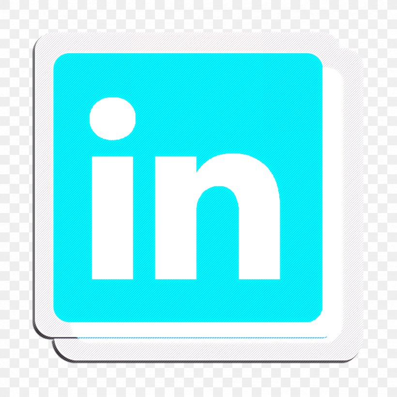 Linedin Icon Media Icon Network Icon, PNG, 1330x1330px, Media Icon, Aqua, Azure, Blue, Green Download Free