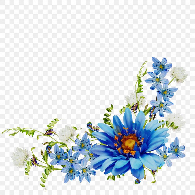 Clip Art Floral Design Flower Blue, PNG, 3000x3000px, Floral Design, Blue, Blue Flower, Blue Rose, Cut Flowers Download Free