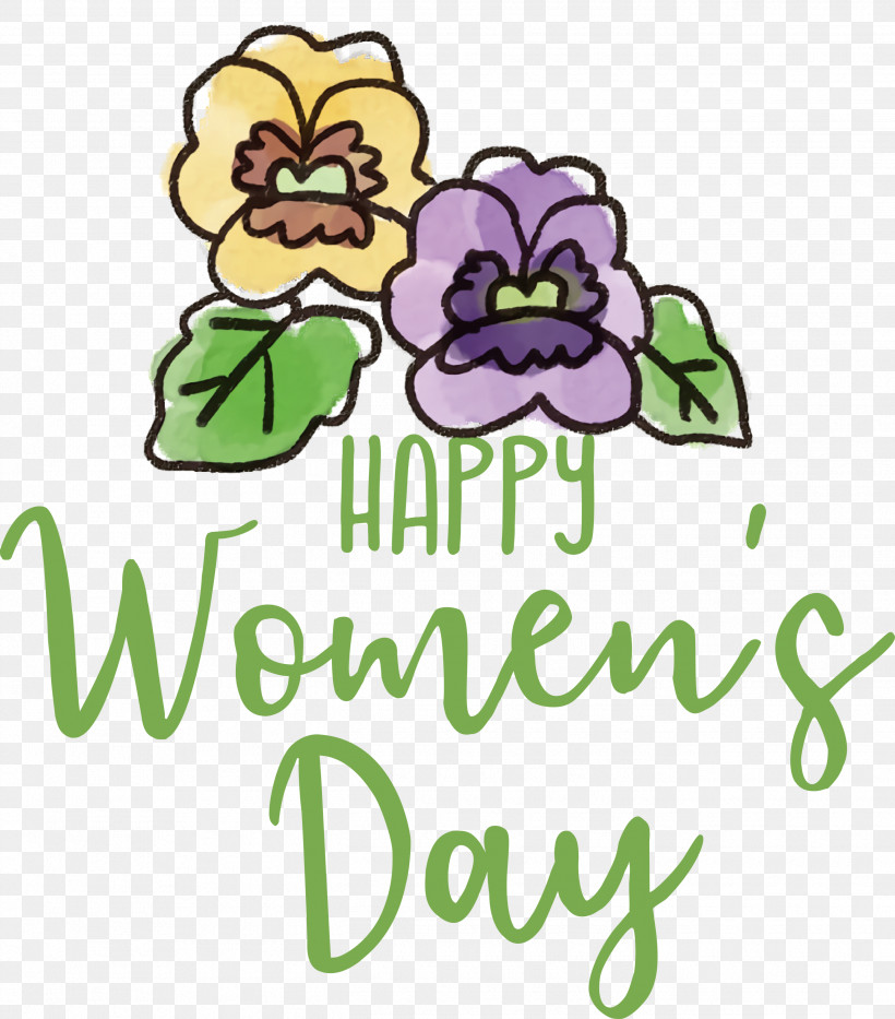 Happy Women’s Day, PNG, 2635x3000px, Cut Flowers, Cartoon, Creativity, Floral Design, Flower Download Free