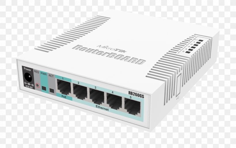 MikroTik RouterBOARD RB260GS Network Switch Gigabit Ethernet, PNG, 1242x780px, Mikrotik, Computer Component, Computer Network, Electronic Component, Electronic Device Download Free