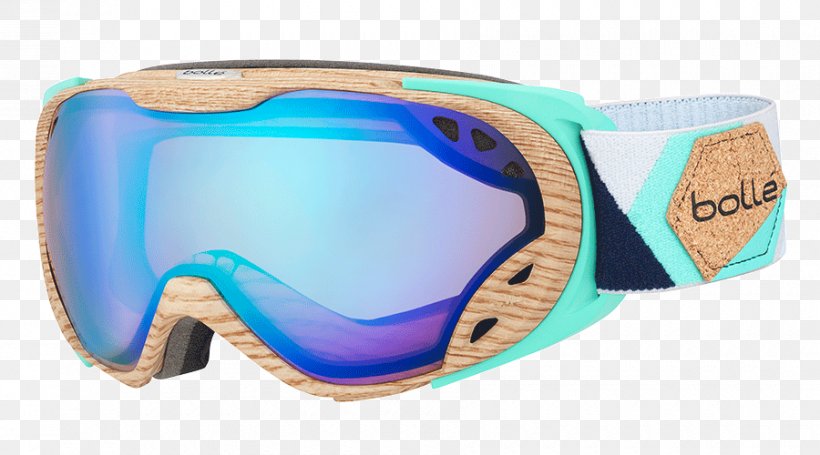 Skiing Goggles Gafas De Esquí Ski & Snowboard Helmets Glasses, PNG, 900x500px, Skiing, Aqua, Atomic Skis, Azure, Blue Download Free