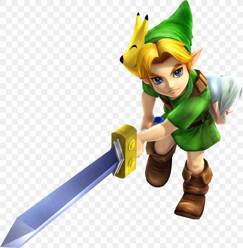 Link The Legend Of Zelda: Majora's Mask Hyrule Warriors The Legend Of Zelda: Ocarina Of Time Super Smash Bros. Melee, PNG, 2821x2878px, Link, Action Figure, Downloadable Content, Fictional Character, Figurine Download Free