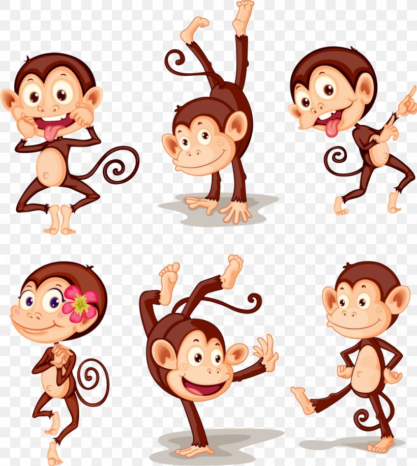 Macaque Ape Vector Graphics Monkey Clip Art, PNG, 999x1117px, Macaque, Animal Figure, Ape, Area, Cartoon Download Free