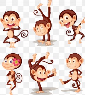 Monkey - Macaque Ape Vector Graphics Monkey Clip Art PNG
