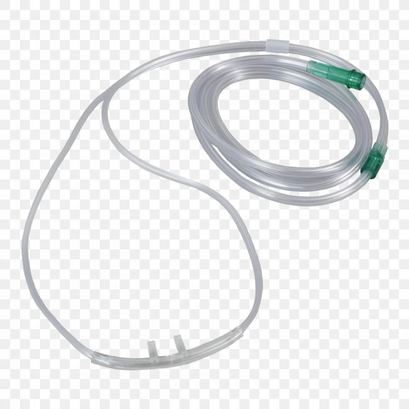 Nasal Cannula Portable Oxygen Concentrator, PNG, 1000x1000px, Nasal Cannula, Body Jewelry, Breathing, Cannula, Continuous Positive Airway Pressure Download Free