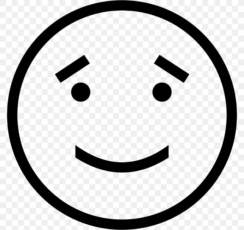 Smiley Frown Emoticon Clip Art, PNG, 774x774px, Smiley, Area, Black And White, Crying, Drawing Download Free