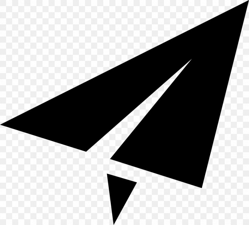 Airplane Paper Plane, PNG, 980x884px, Airplane, Black, Black And White, Brand, Document Download Free