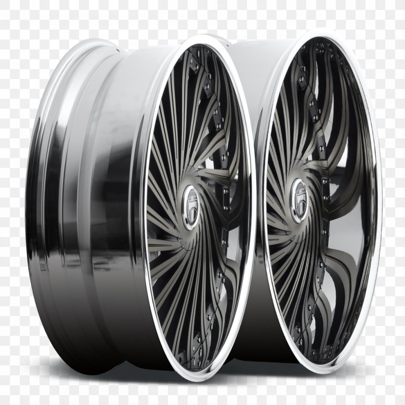 Alloy Wheel Rim Spoke Tire, PNG, 1000x1000px, Alloy Wheel, Auto Part, Automotive Tire, Automotive Wheel System, Black And White Download Free