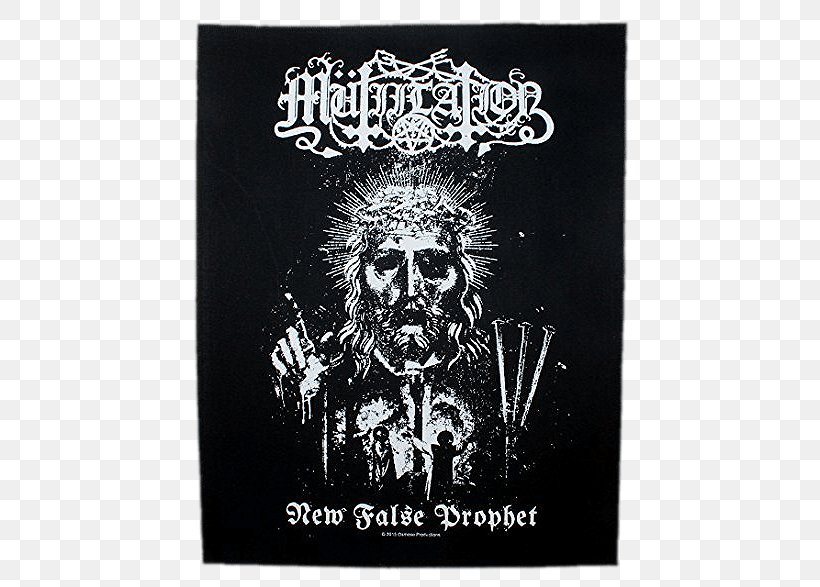 Mütiilation New False Prophet Album Cover Poster Embroidered Patch, PNG, 503x587px, Album Cover, Advertising, Album, Black And White, Brand Download Free