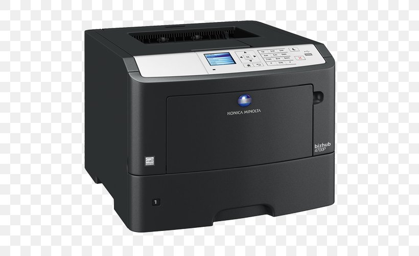 Paper Konica Minolta Multi-function Printer Printing, PNG, 500x500px, Paper, Display Resolution, Document, Dots Per Inch, Duplex Printing Download Free