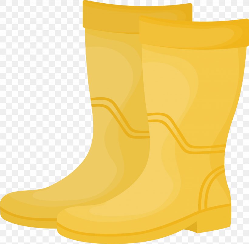 Yellow Wellington Boot, PNG, 2779x2731px, Yellow, Boot, Designer, Footwear, Natural Rubber Download Free