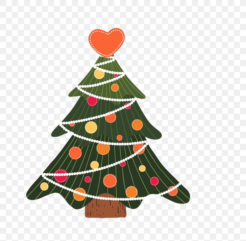 Christmas Tree Euclidean Vector, PNG, 717x804px, Christmas Tree, Christmas, Christmas Decoration, Christmas Ornament, Christmas Village Download Free