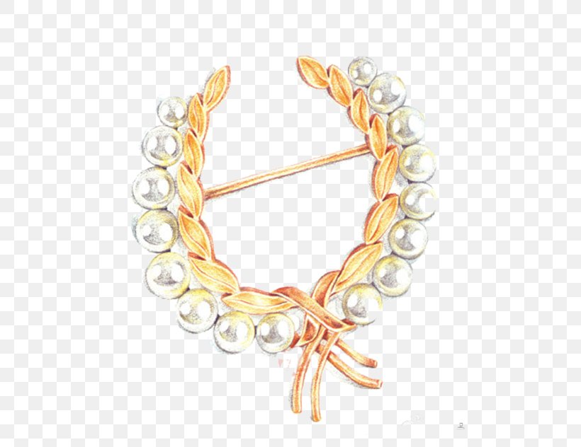 Pearl Necklace Jewellery, PNG, 500x632px, Pearl, Bitxi, Body Jewelry, Brooch, Colored Pencil Download Free