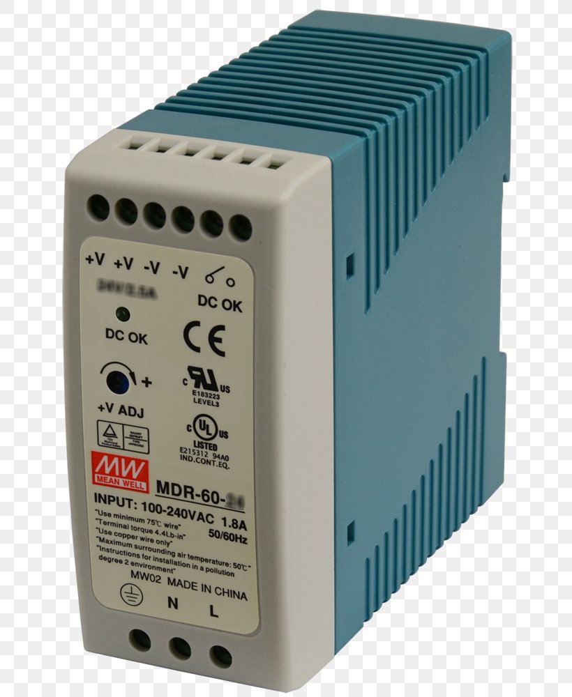 Power Converters Electronics MEAN WELL Enterprises Co., Ltd. Electrical Engineering Electronic Component, PNG, 662x1000px, Power Converters, Ac Adapter, Computer Component, Din Rail, Eating Download Free