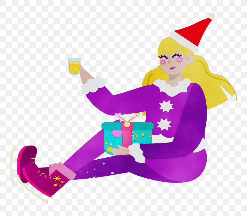 Party Hat, PNG, 2500x2188px, Christmas, Cartoon, Character, Hat, Paint Download Free