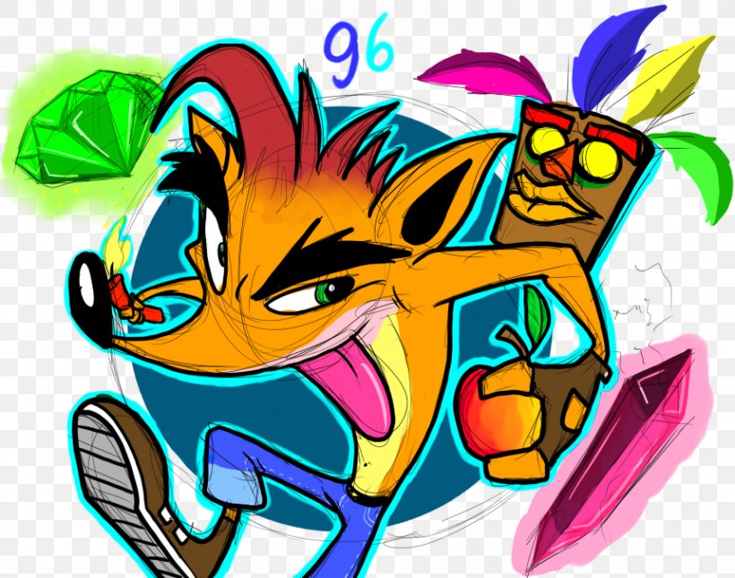 Video Games Crash Bandicoot: Warped Fan Art, PNG, 859x676px, Video Games, Art, Bandicoot, Cartoon, Character Download Free
