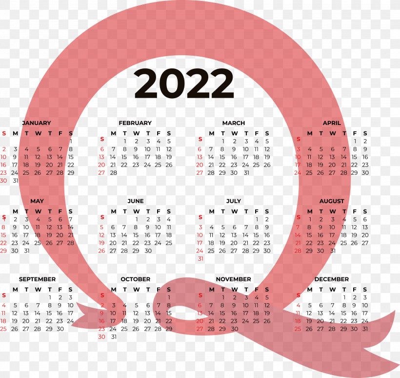 2022 Calendar 2022 Printable Yearly Calendar Printable 2022 Calendar, PNG, 3000x2833px, Line, Calendar System, Geometry, Mathematics Download Free