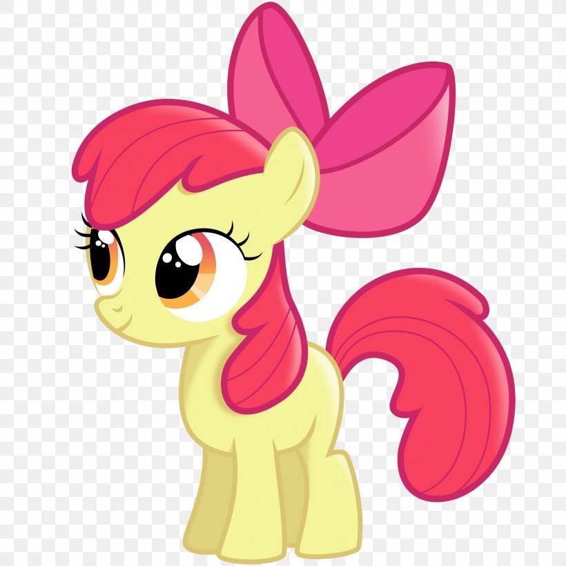 Apple Bloom Pony Image Sweetie Belle Vector Graphics, PNG, 3000x3000px, Watercolor, Cartoon, Flower, Frame, Heart Download Free